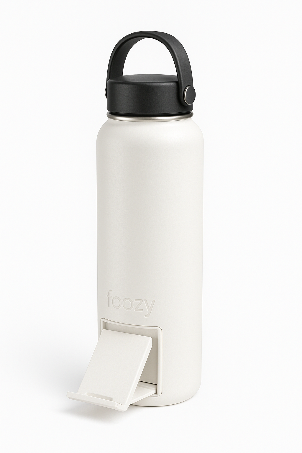 Foozy® Bottle with Integrated Phone Holder